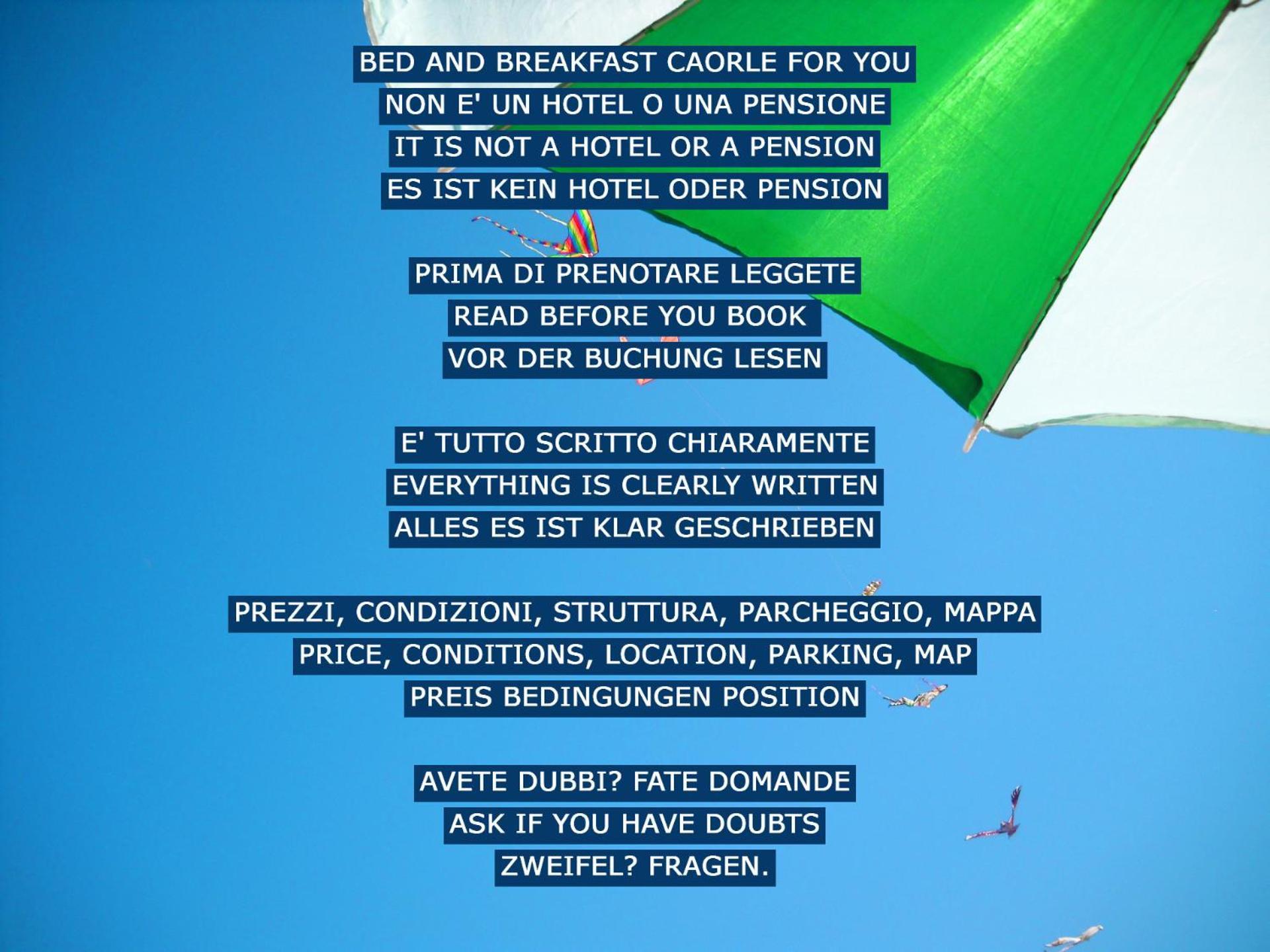B&B Caorle For You Экстерьер фото